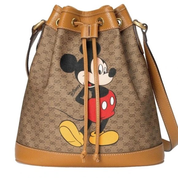 NWT Gucci x Disney Mickey Mouse Bucket Bag. Rtl $2260